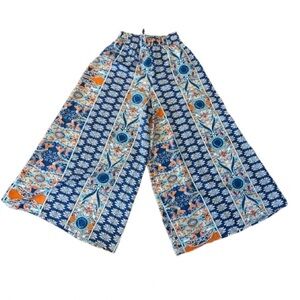 SHEIN Women’s Multicolor Flowy Patterned Pants Size Large